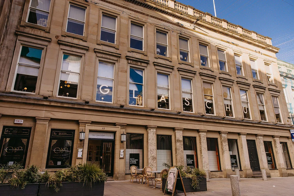 Glaschu — Royal Exchange Square dining room, Glasgow