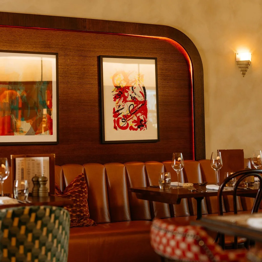 Maison by Glaschu — Parisian-bistro banquette, Glasgow